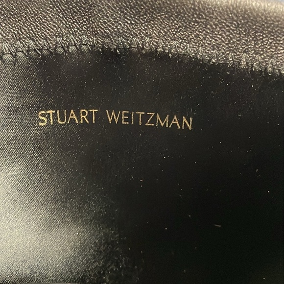 New Stuart Weitzman Genna 60 City Over the Knee Boots Black Stretch Leather 5 - Picture 14 of 15